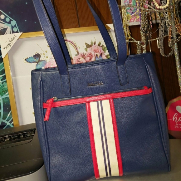 Nautica Bags Nautica Handbag Navy Blue With Red White And Blue